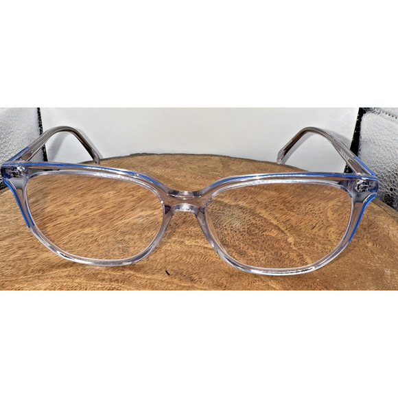 Zenni Optical‎ Clear Blue Eyeglass Frames 662916 Mist 53-14-136 - Picture 1 of 9